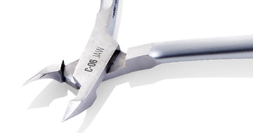 Nghia Cuticle Nipper Grey Plated C-06 (JAW 12)  "Precision Perfected for Your Perfect Manicure"
